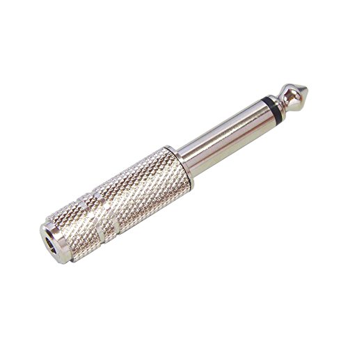 φ3.5mm ステレオミニジャック(メス)を⇒φ6.3mm モノラル標準プラグ(オス) に変換 PLG-N6202商品画像