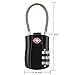 EnGive Master Lock TSA Approved Cable Travel Combination Luggage Locks, 2 Packs