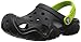 crocs Kids' Swiftwater K Clog (Toddler/Little Kid), Black/Volt Green, 1 M US Little Kid