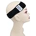 GEXWORLDWIDE GEX Beauty Flexible Velvet Wig Grip Scarf Head Hair Band Wig Band Adjustable Fastern (Dark Black)