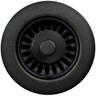 Houzer 190-9265 Sink Strainer for 3.5-Inch Drain Openings, Matte Black by HOUZER