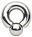 TheChainGang Monster Screwball Rings, Surgical Steel Prince Albert Jewelry for Stretched Piercing