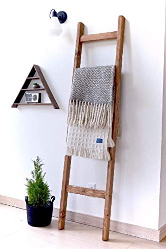 6 ft Wooden Decorative Modern Farmhouse Blanket Ladder | Early American - Thumbnail 7