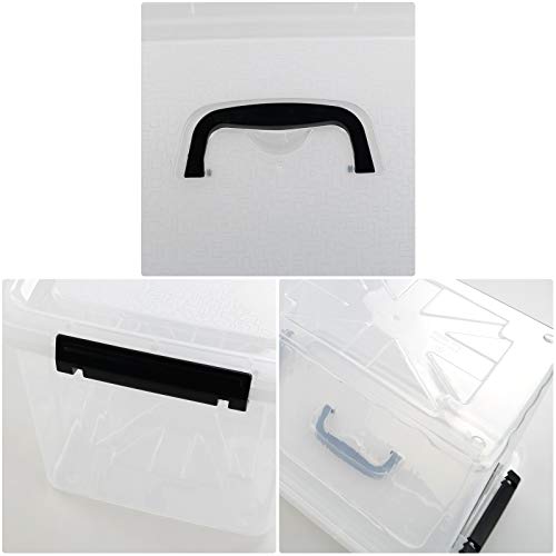 Farmoon 6-Pack White Plastic Stacking Stools - Square Seat, 18.7" Height, Nesting For Storage