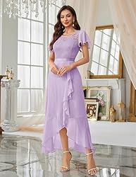 BeryLove Prom Dresses for Women Wedding Guest