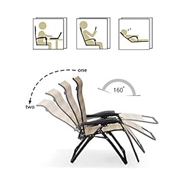 PURPLE LEAF Outdoor Zero Gravity Lounge Chair Patio Wicker Rattan Recliner Chairs Beach Pool Lawn Camping Indoor Office… 417FkeOfwlL