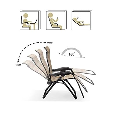 PURPLE LEAF Outdoor Zero Gravity Lounge Chair Patio Wicker Rattan Recliner Chairs Beach Pool Lawn Camping Indoor Office… 417FkeOfwlL