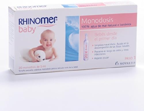 Rhinomer Physiological Saline Water 20 x 5 ml. Monodose by Rhinomer
