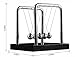 Lamayal Newton’s Cradle Balance Balls, Art in Motion Toys for Kids Adults, Science Physic Psychology Educational Kits Wooden Base