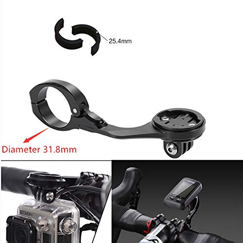 Kbrotech Bike Computer Handlebar Mount Bicycle Handlebar Extension Mount Holder Compatible Gopro Garmin Cateye Bryton GPS Computer & Sports Camera - Thumbnail 4