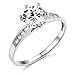 14k Yellow OR White Gold SOLID Wedding Engagement Ring
