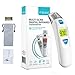 MIBEST Forehead and Ear Thermometer (2-in-1) - Digital Medical Baby, Kids, and Adult Infrared Thermometer - Child Temporal Thermometer with Fever Alert - 2 in 1 in Ear Temperature Thermometer