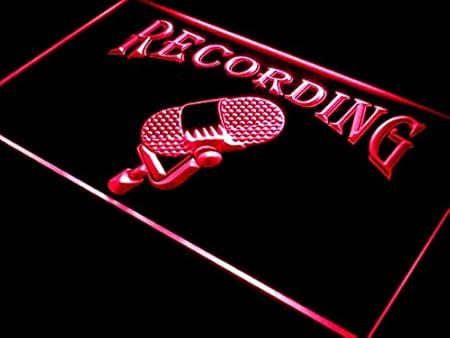 ADV PRO i206-r Recording On The Air Radio Studio NEW Light Sign Barlicht Neonlicht Lichtwerbung