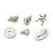 Five Fold Happiness - Bag of Pocket Pewter Charms