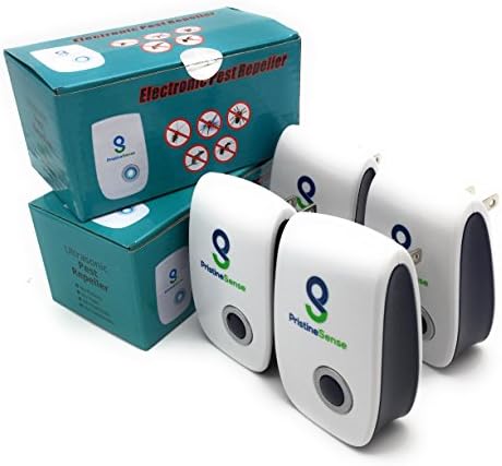4 Pack Best Ultrasonic Pest Repeller – Easy to plug in Electronic Pest Repellent with night light drives out Mosquitoes, Roaches, Ants, Rodents, Bugs, Spiders, Mice, Flies.No more pest control issues!