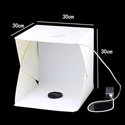 Shibusa Home Photo Studio caja de luz con tocadiscos de 360°: Amazon.es: Juguetes y juegos