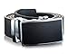 Men's Genuine Leather Belt- Ratchet Black Dress Belt for Men with Automatic Buckle. (Up to Size 46, Black With Buckle #03)