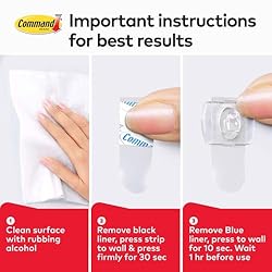 Command 17026CLR-ES Decorating Clips, Clear, 20-Clips