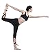 Queenie Ke Women's Yoga Pant Legging Capris String-End Workout Dance Pants Size M Color Black Pro