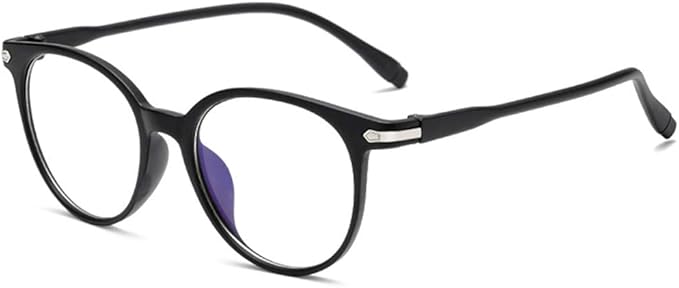 Amazon Co Jp Bozevonフェイクメガネ 女性と男性のためのビンテージファッション特大ラウンドメガネクリアレンズ眼鏡 服 ファッション 小物