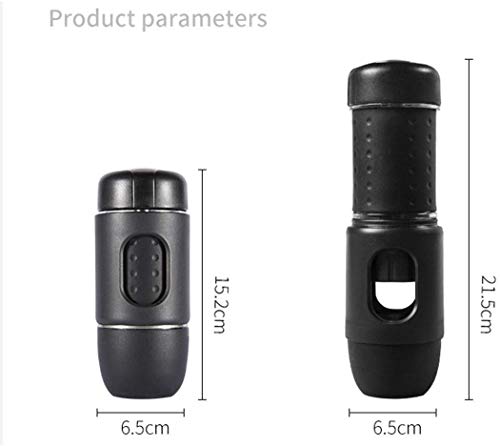 YAeele Tragbare Kaffeemaschine, Manuelle Espressomaschine Faltbare Kompatibel mit gemahlenem Kaffee Nespresso-Kapsel for… – Bild 4