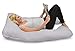 AngQi Cotton Pregnancy/Maternity Pillowcase, C Shaped, White