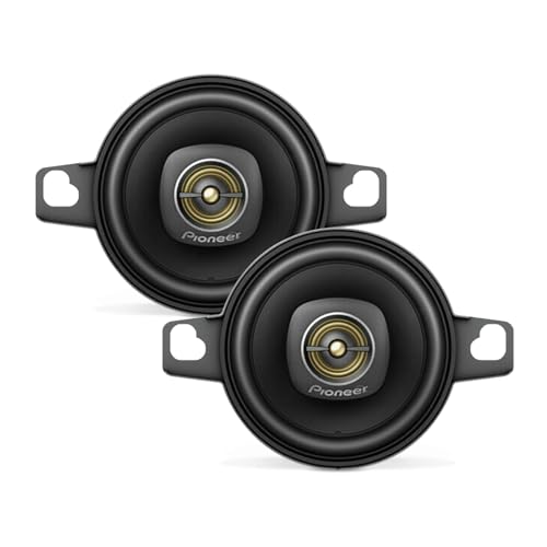 Pioneer TS-A709 A Series 2-3/4” 2-Way 450 Watt Max Power Coaxial Speaker with a 16mm Tweeter – Pair, Black