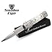 Snake Eye Tactical Assisted Open Folding Drop Point Blade Pocket Knife Self Defense Everyday Carry (White Pearl)