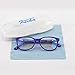 kirka Kids Blue Light Blocking Glasses, Anti Eye Strain Computer Glasses, UV Filter Blue Blocker Glasses for Boys Girls, Gaming Reading Glasses Non Prescription with Round Violet Glasses Frame