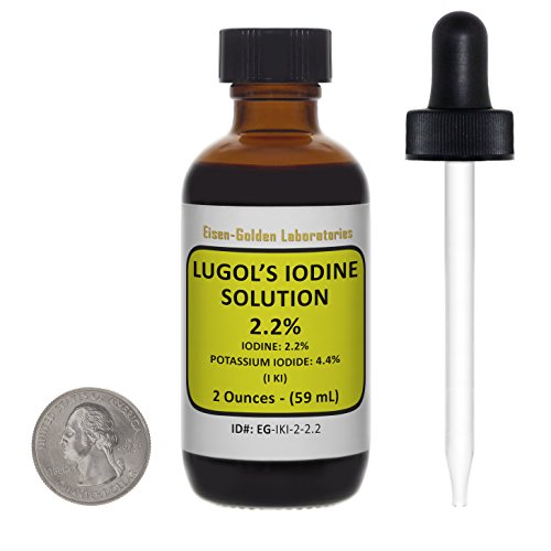 Buy Lugol's Iodine / 2.2 Solution / 2 Oz in an Amber Glass Bottle