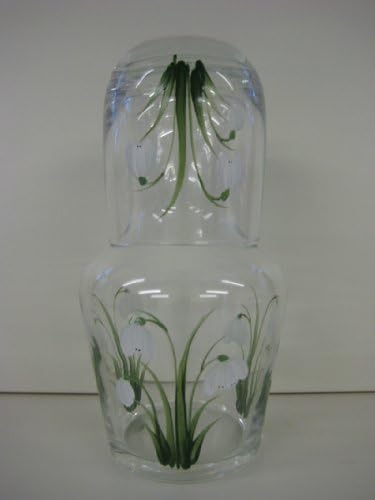 Hand Painted Snowdrop Design Carafe Set