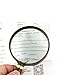 uxcell Clear 90mm Dia Lens Jewelry Loupe 5 X 10X Magnifier Glass Army Green - Fixed