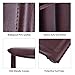 Giantex Set of 4 Dining Chairs, Heavy Duty Iron Frame, Ergonomic Curved Backrest, High Back Elastic Seat Home Furniture, Ideal for Dining Room, Kitchen and Restaurant, Home Chair Set
