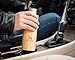 Bamboo Tumbler with Tea Infuser Bottle Loose Leaf Strainer – Advanced Double Insulated Stainless Steel Travel Thermos - Best Gift for Tea Lovers - Leak-Proof Hot Coffee Mug, Fruit Water Bottle (14 oz)