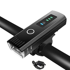 BronteHelius2 【進化版】自転車 ライト USB充電式 LED 【光センサー自動点灯モード搭載】