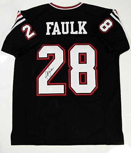 marshall faulk autographed jersey