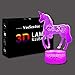 YeeSeeJee Unicorn Gifts Night Light with 16 Colors Adjustable Remote & 7 Colors Dimmable Smart Touch Unicorn Toys for Girls Age 1 2 3 4 5 6 7 8 9 Year Old Girl Gifts(Unicorn 16CW)