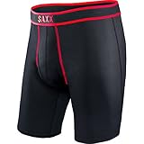 Saxx Mens Pro Elite Long Leg Fly Performance Boxers Underwear