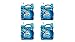 Snuggle Exhilarations Liquid Fabric Softener, Blue Iris and Ocean Breeze set of 4, 96 fl. oz per Jug a Total of 384fl. oz