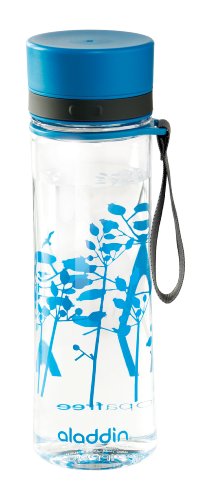 Aladdin Aveo 0.6 Litre Water Bottle, Blue Poppy
