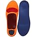 Sorbothane Ultra Graphite Arch Insole,Blue,Men's 11-12 M