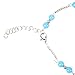 Lisli Women Fashion Sexy Simple Bead Silver Plated Anklet Ankle Bracelet Foot Chain