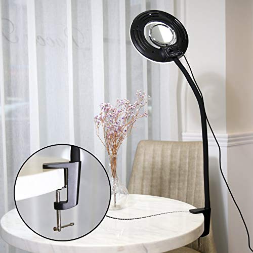 Selfie Ring Light Photo Live Stream Video Make Up Light Lamp Dimmable 8-inch 24W 5500K for Portrait Photography and YouTube Vine Video Shooting - Thumbnail 5