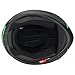 TRIANGLE Full Face Dual Visor Matte Black Street Bike Motorcycle Helmet (Large, Matte Green)