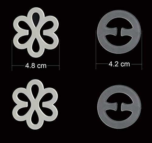 Bra Strap Clips sets,Bra Extenders,Bra Strap Holders Cleavage Control Non Slip Conceal Bra Back Straps Clip (20 sets) - Thumbnail 5