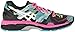 ASICS Women's Gel-Kayano 23 Running Shoe, Black/Silver/Pink Glow, 9.5 M US