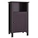 VASAGLE Bathroom Floor Storage Cabinet Adjustable Shelf Espresso UBCB45Z