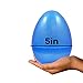 Jumbo 8-Inch Transparent Blue Glitter Easter Egg - The Perfect Size for Holding Toys, Candy Bars, and Stuffed Animals - Easy to Open, Tough to Break - Great As Party Favors and Easter Basket Stuffers
