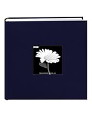 Art and Craft Supply: Fabric Frame Cover Photo Album 200 Pockets Hold 4x6 Photos, Royal Navy - Pioneer Photo Albums