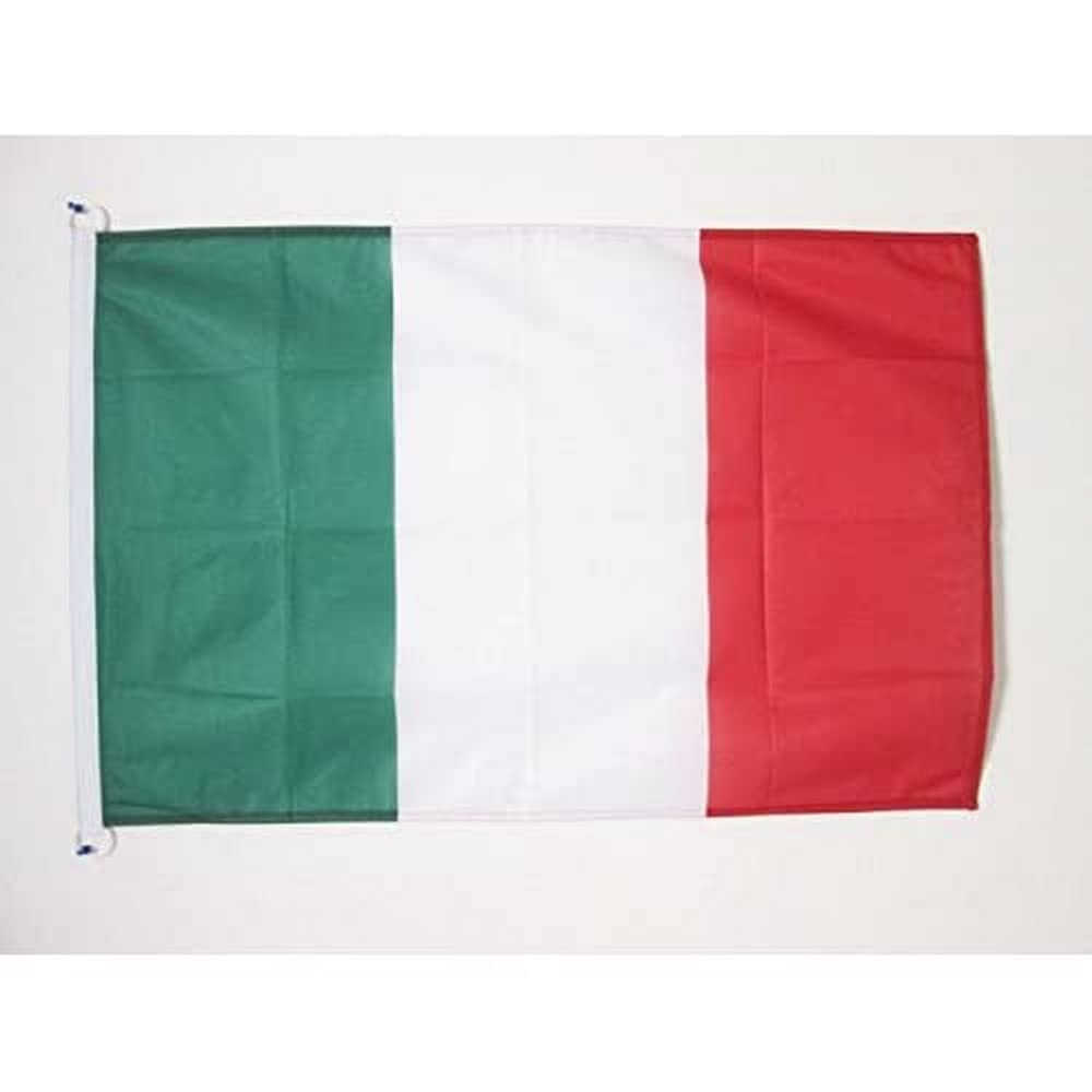 AZ FLAG - Italy Flag - 2x3 Ft - For Outdoor - Italian Banner Knitted Polyester with Two Plastic Rings - Fade Resistant - Vivid Colors - 2' x 3' Feet - 90x60 Cm
